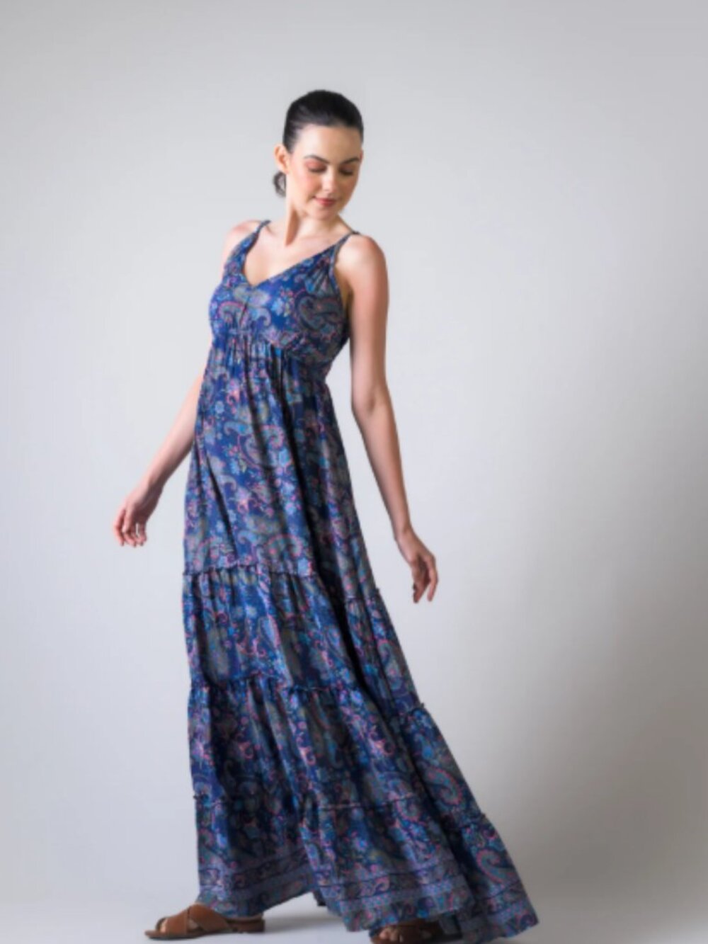 11.) Rhea Style Print Dress - Picture 9 of 10